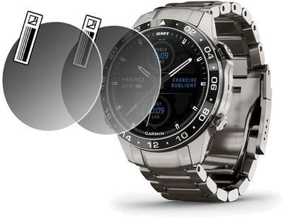 HIDEOUS Screen Guard for Garmin MARQ Aviator Gen 2(Pack of 2)
