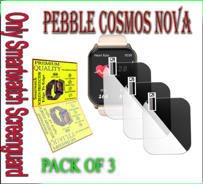 daffin Screen Guard for Pebble Cosmos Nova(Pack of 3)