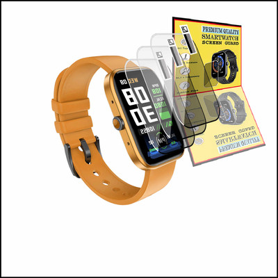 EZGER Screen Guard for FIRE BOLTT JAGUAR Smartwatch(Pack of 3)