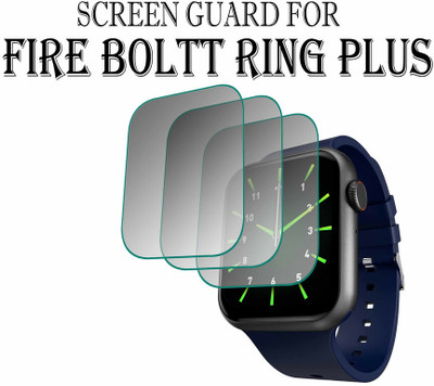 hirdesh Screen Guard for Fire-Boltt Ring Plus 1.91(Pack of 3)