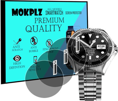 MOKPLZ Screen Guard for FIRE BOLTT QUANTUM SMARTWATCH(Pack of 3)