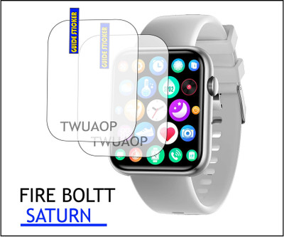 TWUAOP Screen Guard for FIRE BOLTT SATURN(Pack of 2)