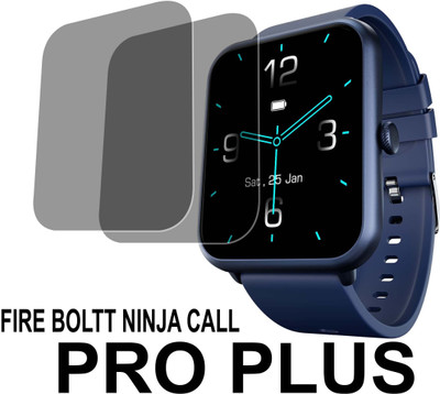 TWUAOP Screen Guard for FIRE BOLTT NINJA CALL PRO PLUS(Pack of 2)