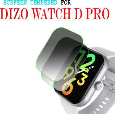 EJZATI Edge To Edge Screen Guard for DIZO WATCH D PRO SMARTWATCH SCREEN GUARD(Pack of 2)