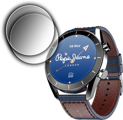 EJZATI Screen Guard for PEBBLE X PEPE JEANS SMARTWATCH, SCREEN GUARD(Pack of 2)