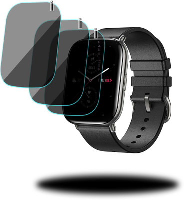 HANS LSR Screen Guard for AMAZFIT ZEPP E STYLISH SQUARE(Pack of 3)