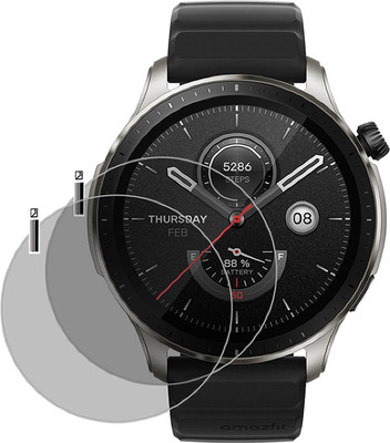 XAZE Screen Guard for Amazfit GTS 4 Smartwatch(Pack of 2)