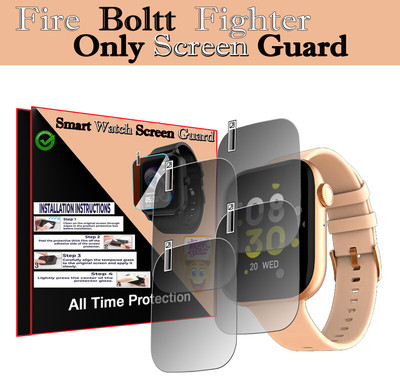 daffin Screen Guard for Fire Boltt Fighter(Pack of 4)