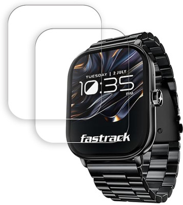 SOMTONE Screen Guard for Fastrack Radiant Fx2 2.04 inch Smartwatch Screen Protector | Anti-Scratch | Edge to Edge Full Coverage | 9H Hardness | Screen Guard(Pack of 2)