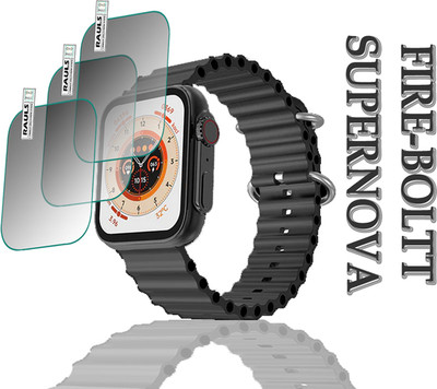 rauls Screen Guard for Fire-Boltt Supernova Smart Watch(Pack of 3)
