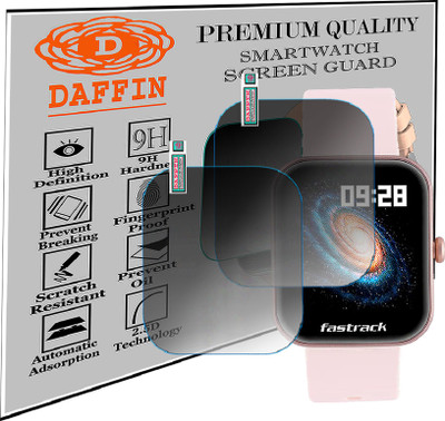 daffin Screen Guard for Fastrack Reflex Hello|BT Calling SMARTWATCH SCREENGUARD(Pack of 2)