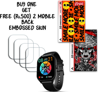 ARBAN Screen Guard for beatXP Marv Raze 1.96 inch WITH FREE 500 RUPEES 2 3D EMBOSSED SKIN FOR MOBILE BACK S172(Pack of 4)