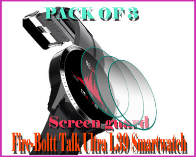 HIDEOUS Screen Guard for Fire-Boltt Talk Ultra(Pack of 3)