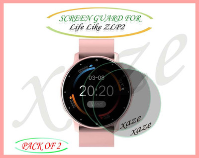 XAZE Screen Guard for Life Like ZLP2 Smartwatch(Pack of 2)