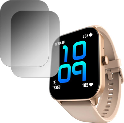 EJZATI Screen Guard for NOISE COLORFIT QUBE 2 SMARTWATCH SCREEN GUARD(Pack of 2)