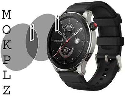 MOKPLZ Screen Guard for AMAZFIT GTR 4(Pack of 2)