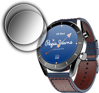 ejzatex Screen Guard for PEBBLE X PEPE JEANS SMARTWATCH, SCREEN GUARD(Pack of 2)