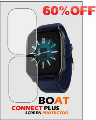 KANCHA Screen Guard for BOAT STORM CONNECT PLUS SMARTWATCH(Pack of 2)