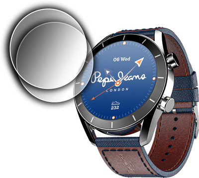 EJZATI Screen Guard for PEBBLE X PEPE JEANS SMARTWATCH, SCREEN GUARD(Pack of 2)