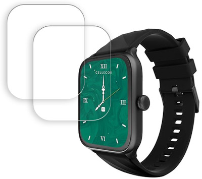 SOMTONE Screen Guard for CELLECOR M1 Stew 1.83 inch Smartwatch Screen Protector | Anti-Scratch | Edge to Edge Full Coverage | 9H Hardness | Screen Guard(Pack of 2)