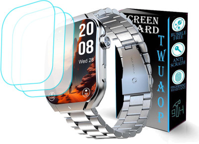 TWUAOP Screen Guard for BEATXP UNBOUND CURV SMARTWATCH(Pack of 3)