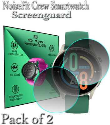 daffin Impossible Screen Guard for NoiseFit Crew(Pack of 2)