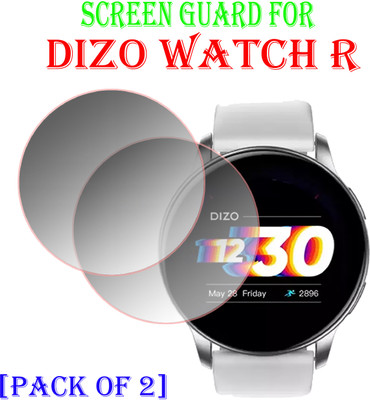 EJZATI Edge To Edge Screen Guard for DIZO WATCH R SMARTWATCH SCREEN GUARD(Pack of 2)