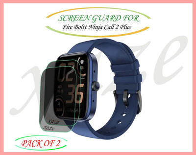 XAZE Screen Guard for Fire Boltt Ninja Call 2 Plus Smartwatch(Pack of 2)