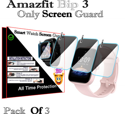 HIDEOUS Screen Guard for Amazfit Bip 3(Pack of 2)