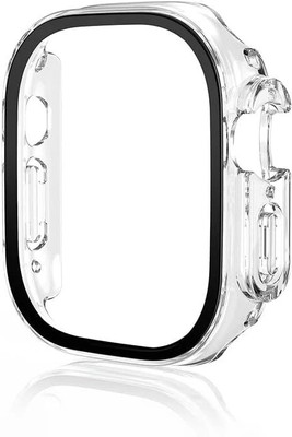 PAGALY Screen Guard for Hard Case Designed for Apple Watch Ultra 49mm with 9H Tempered Glass Screen Protector(Pack of 1)