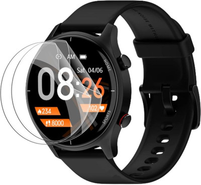 CUBES Screen Guard for Syska Modern Times SSW115 34 mm Smart Watch | Soft and Flexible | Touch Sensitive | Unbreakable | High Grade Ultra Thin TPU Film ( Not a Glass tempered)(Pack of 2)
