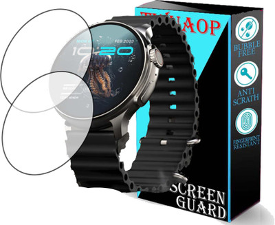 TWUAOP Screen Guard for BOULT ROVER ULTRA SMARTWATCH(Pack of 2)