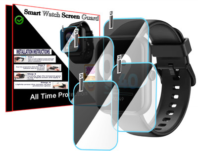 HIDEOUS Screen Guard for DIZO Watch D Plus.(Pack of 4)
