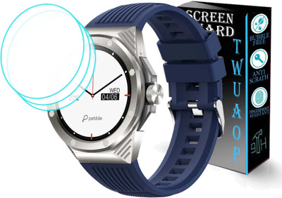TWUAOP Screen Guard for PEBBLE ODYSSEY SMARTWATCH(Pack of 3)