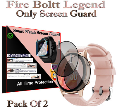 HIDEOUS Screen Guard for Fire Boltt Legend(Pack of 2)