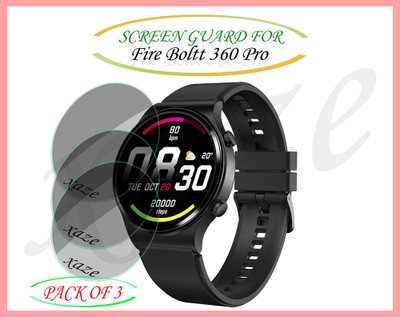 XAZE Screen Guard for Fire Boltt 360 Pro Smartwatch(Pack of 3)