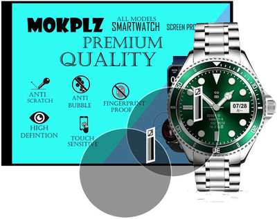 MOKPLZ Screen Guard for FIRE BOLTT QUANTUM SMARTWATCH(Pack of 2)