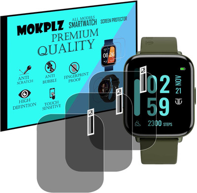 MOKPLZ Screen Guard for TITAN SMART 2 SMARTWATCH(Pack of 3)