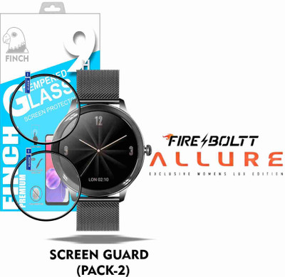 Olonga Screen Guard for FIRE BOLTT ALLURE SMART WATCH(Pack of 2)
