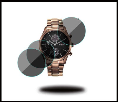 HANS LSR Screen Guard for TITAN ANALOG BLACK DIAL(Pack of 3)