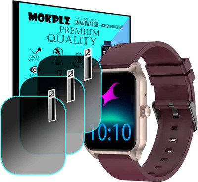MOKPLZ Screen Guard for FASTRACK REFLEX BEAT PRO SMARTWATCH(Pack of 3)