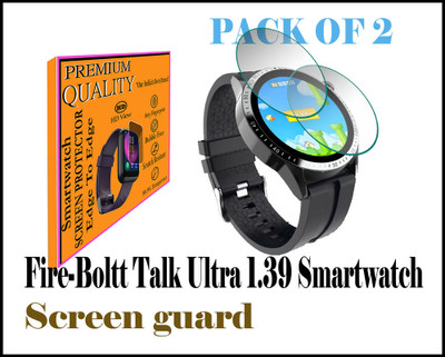 HIDEOUS Screen Guard for Fire-Boltt Talk Ultra(Pack of 2)