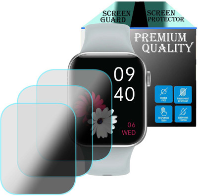 MOKPLZ Screen Guard for CROSSBEATS IGNITE STELLR SMARTWATCH(Pack of 3)