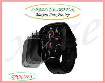 XAZE Screen Guard for Maxima Max Pro Sky Smartwatch(Pack of 3)