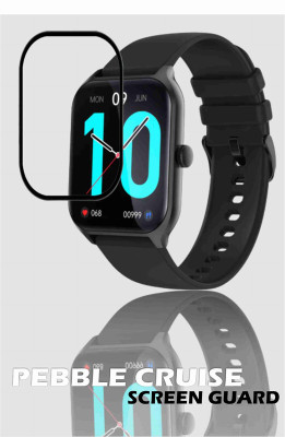 FINCH Screen Guard for PEBBLE CRUISE SMARTWATCH(Pack of 2)
