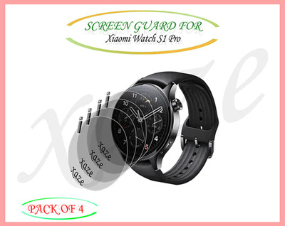 XAZE Screen Guard for Xiaomi Watch S1 Pro Smartwatch(Pack of 4)
