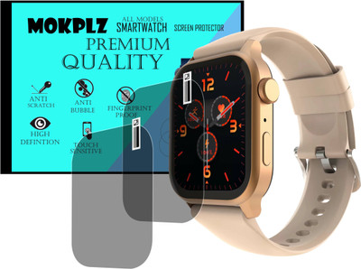 MOKPLZ Screen Guard for FIRE BOLTT RISE SMARTWATCH(Pack of 2)