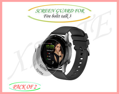 XAZE Screen Guard for Fire boltt talk 3 Smartwatch(Pack of 2)