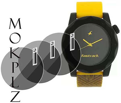 MOKPLZ Screen Guard for FASTRACK ANALOG NG38022PP06W BLACK DIAL(Pack of 3)