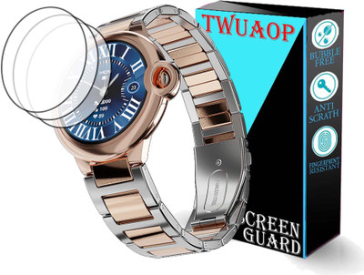 TWUAOP Screen Guard for FIRE BOLTT TOPAZ SMARTWATCH(Pack of 3)